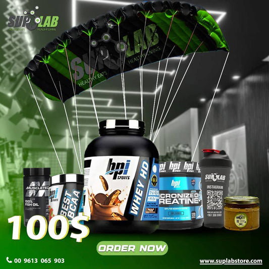 Whey HD + Micronized Creatine + Best Bcaa + Fish Oil + Peanut Butter & Shaker