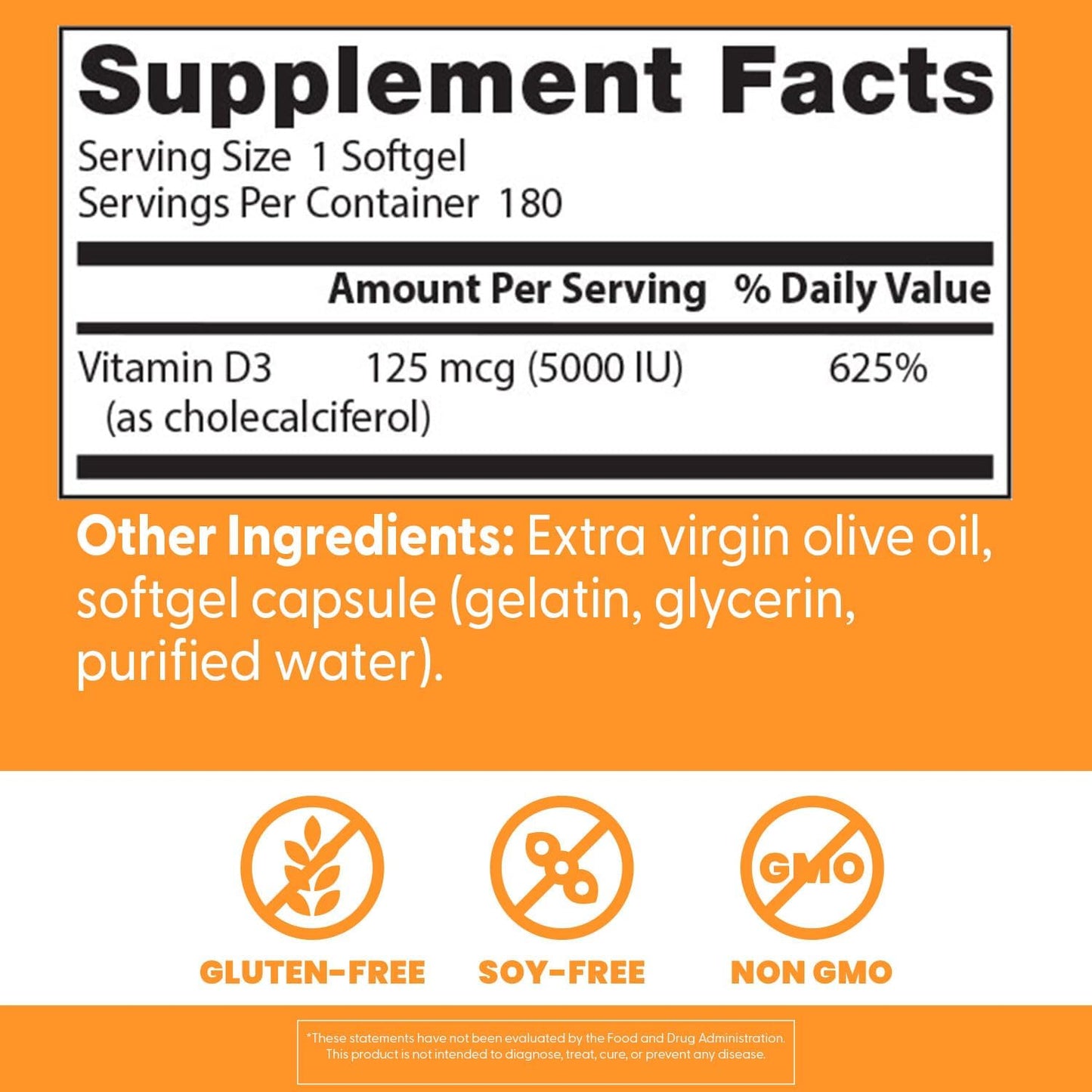 Doctor's Best Vitamin D3 5,000 IU