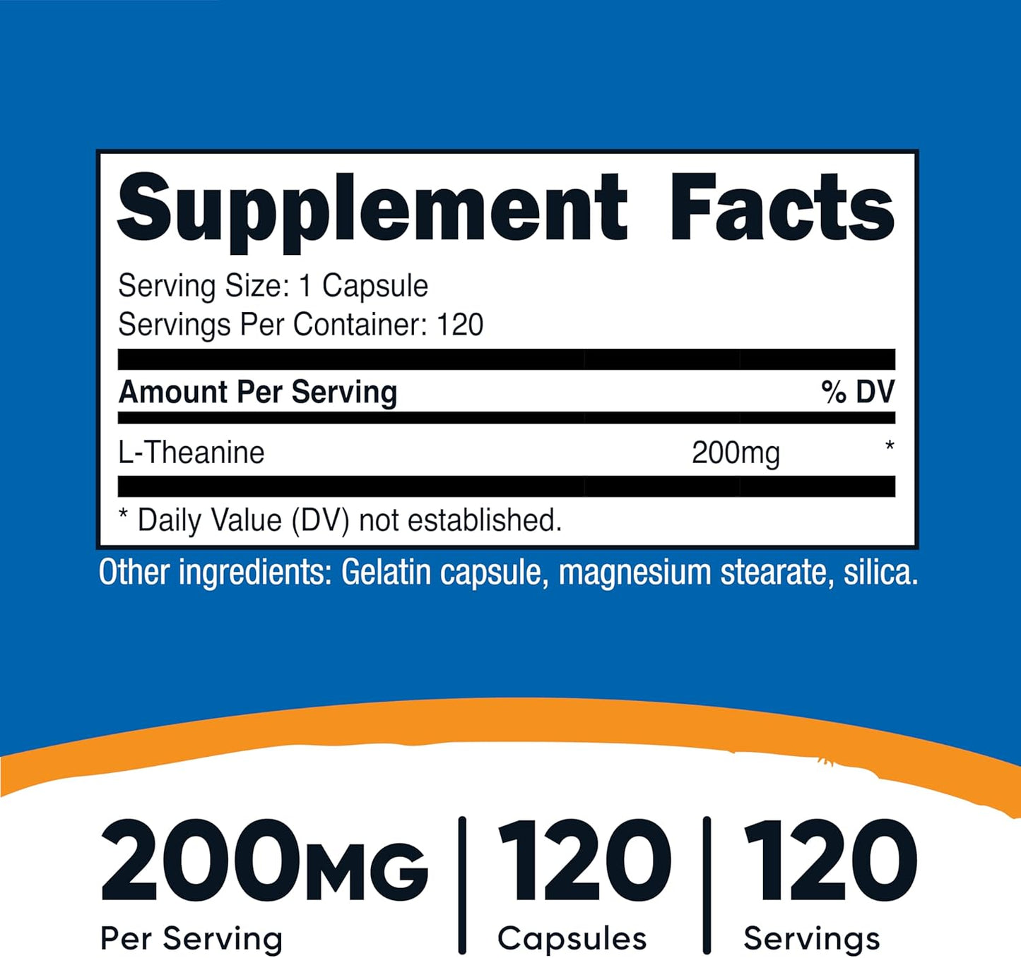 Nutricost L-Theanine 200mg