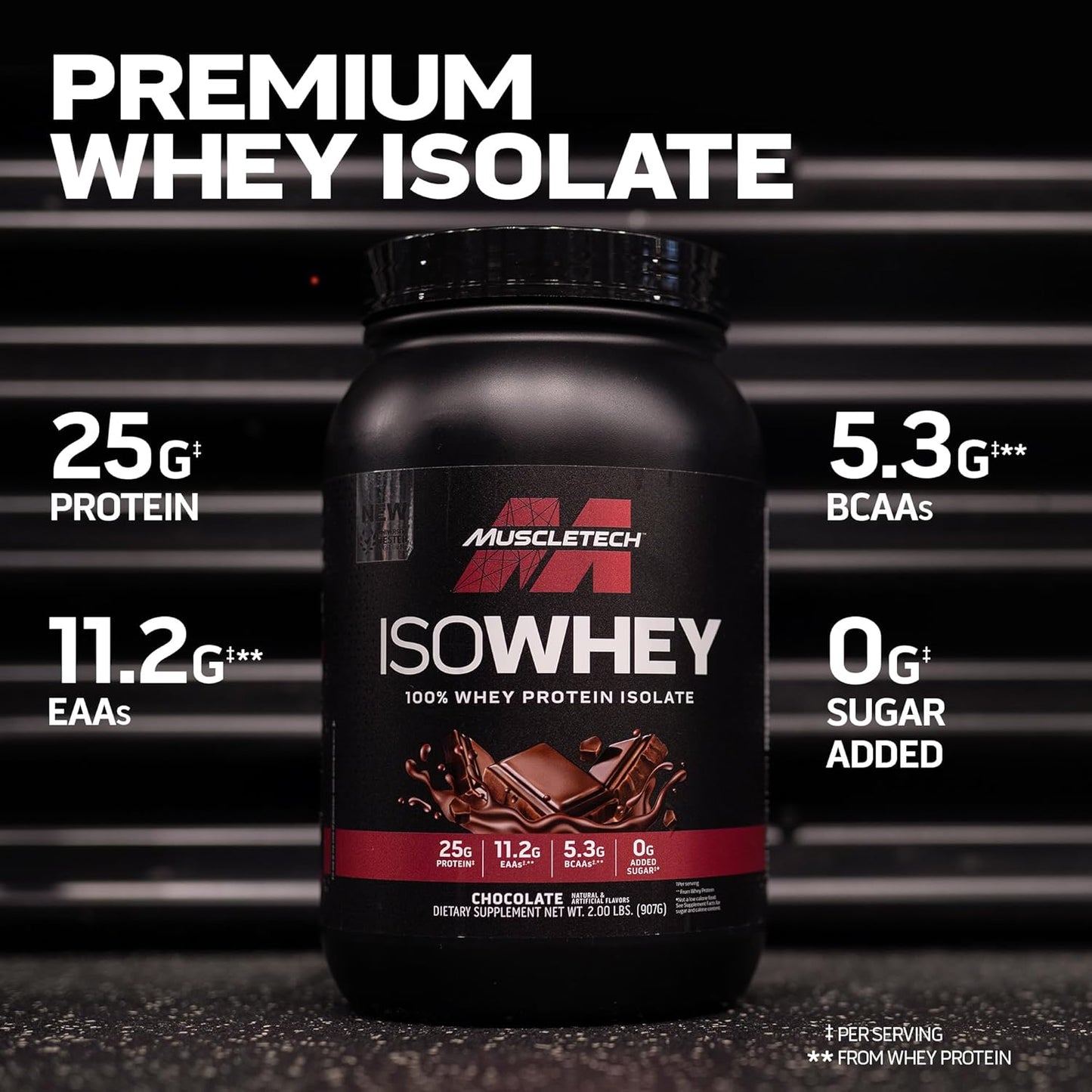 MuscleTech ISO Whey Isolate Protein Powder