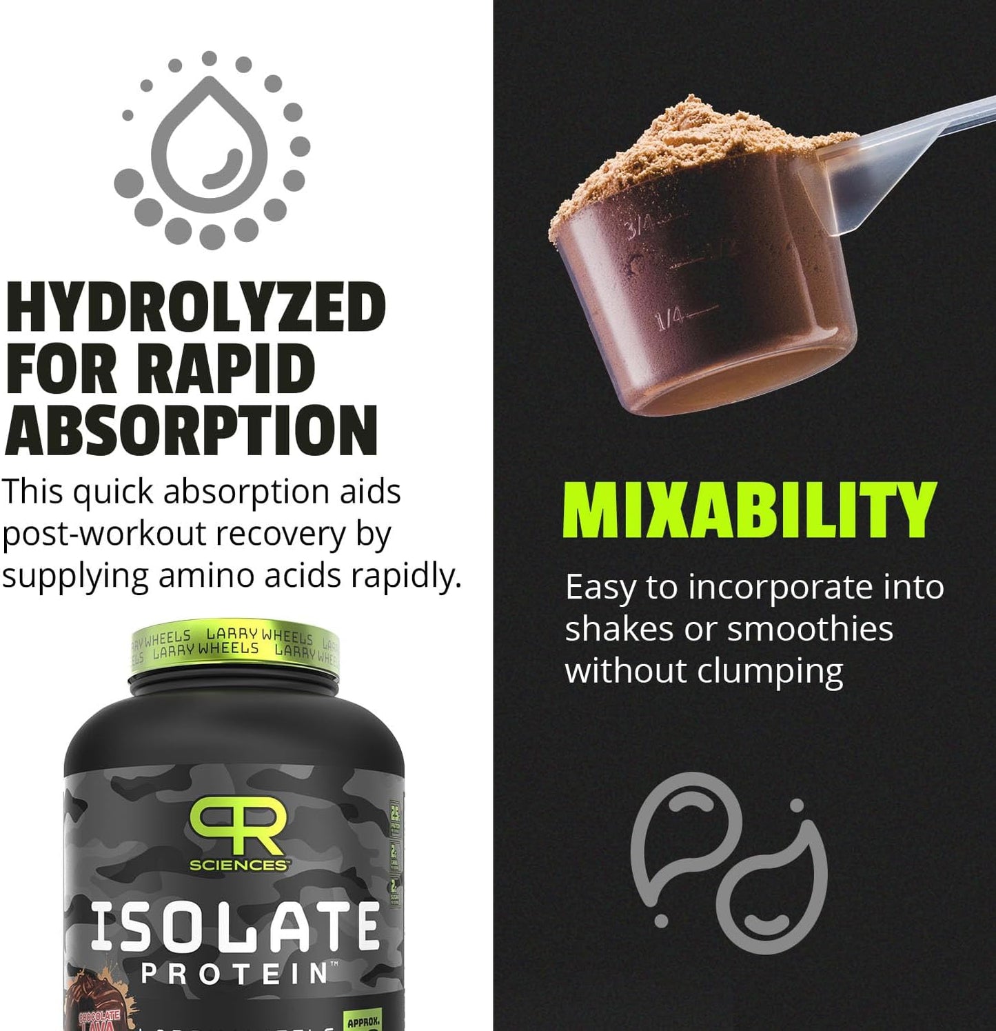 Larry Wheels Isolate Protein