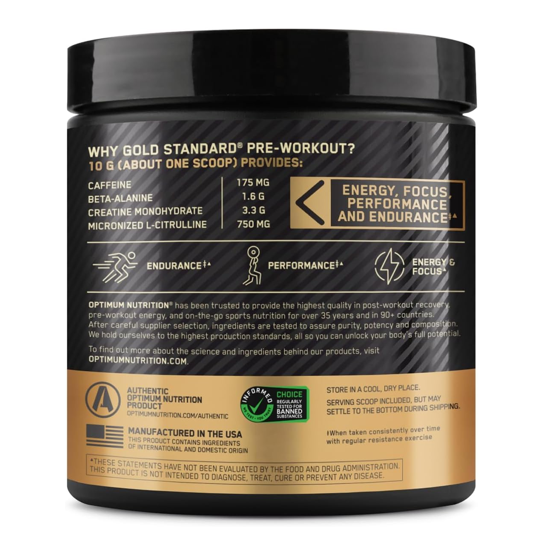 Gold Standard Pre-Workout
