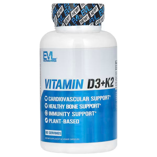 Vitamin D3+K2 60 Capsules