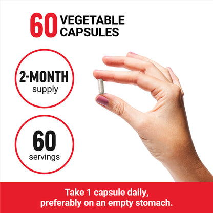 L-Theanine 200 mg 60 Vegetarian Capsules