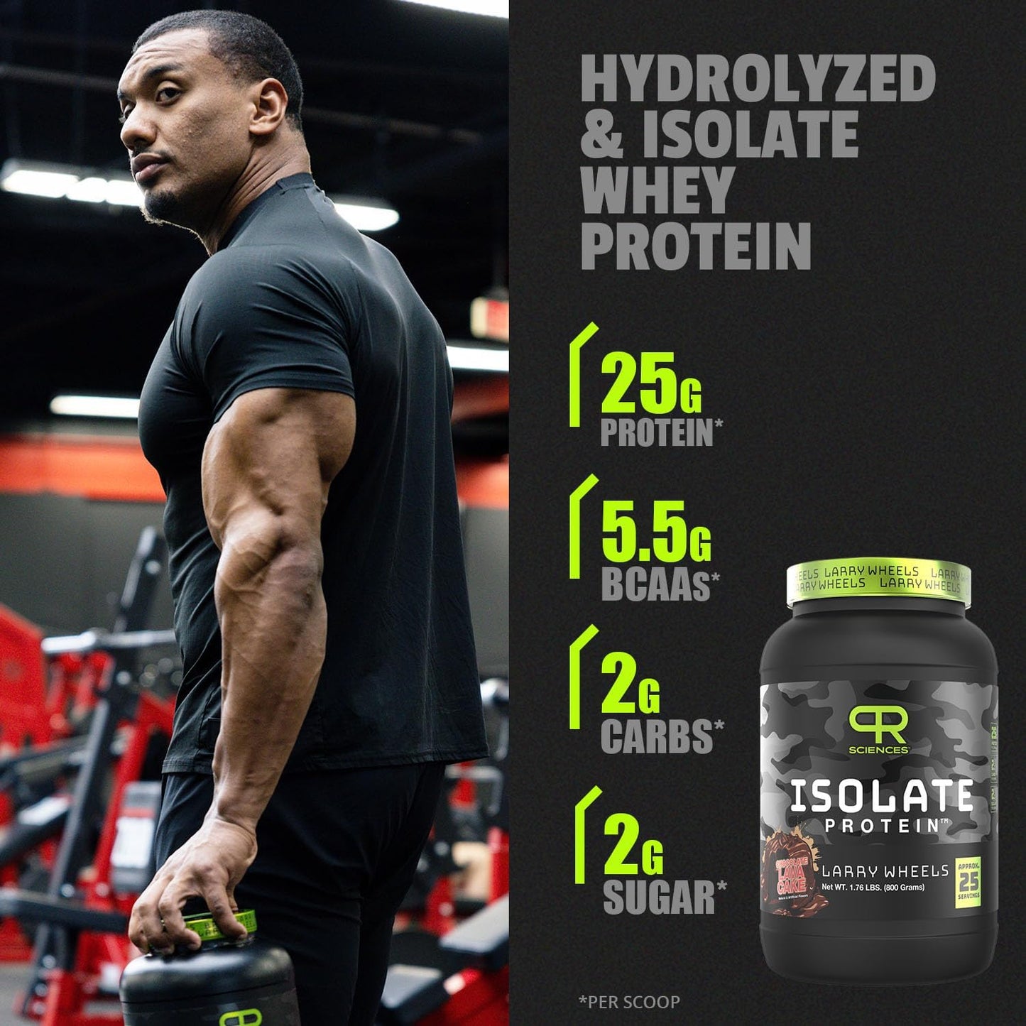 Larry Wheels Isolate Protein