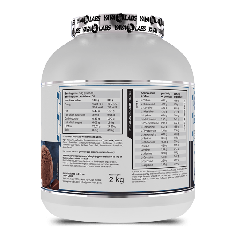 yava labs elite whey 2kg